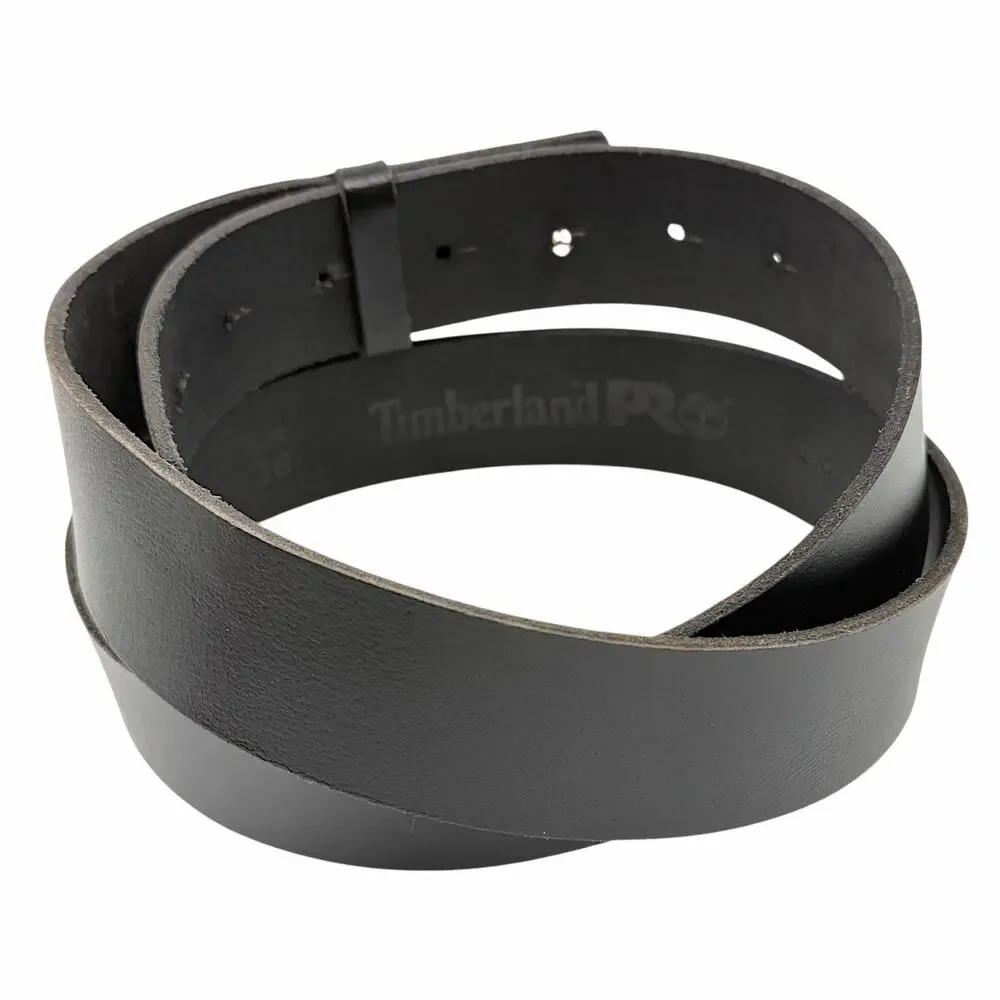 Timberland PRO No-Scratch Leather Mechanic Belt 38 Full Grain Black Workwear